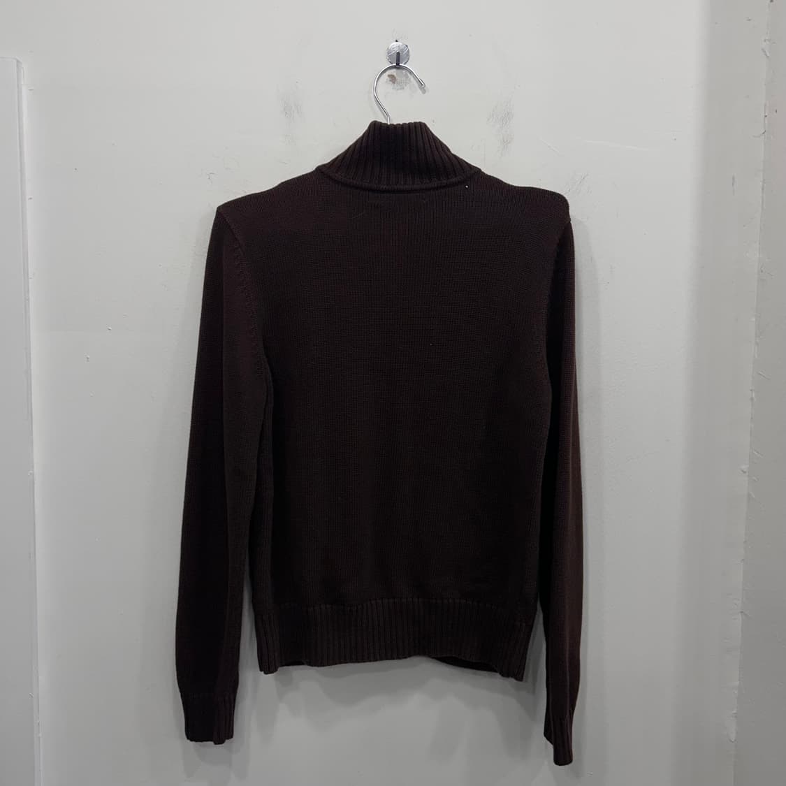 로렌 랄프로렌 스몰 포켓 코튼 하이넥 버튼 가디건 상품이미지5