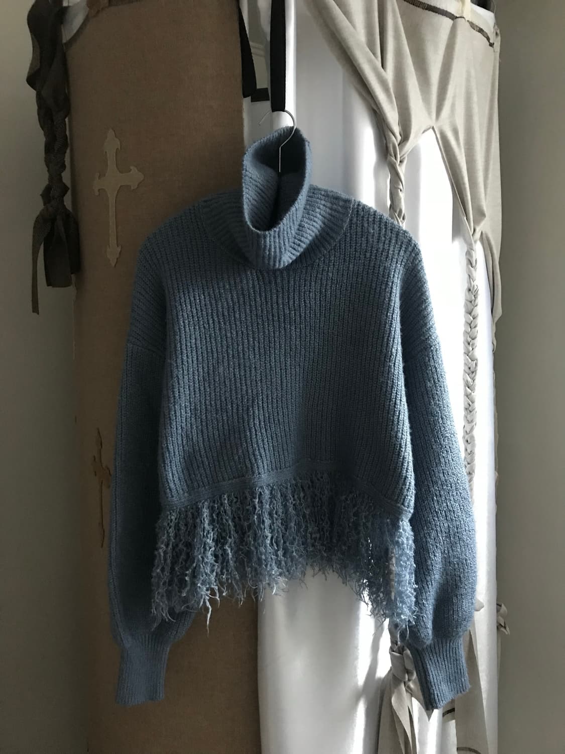 vintage tassle turtle neck knit 상품이미지5