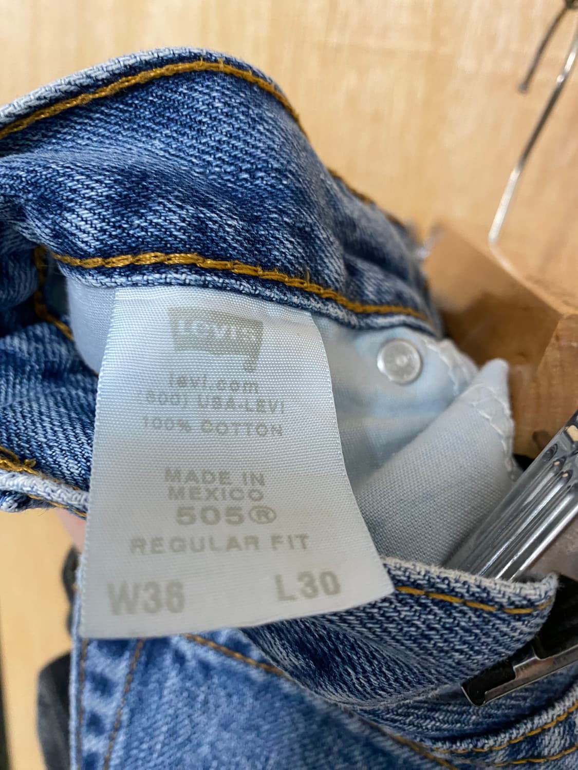 00's LEVI'S 505 denim pants 2000년대 리바이스 상품이미지9