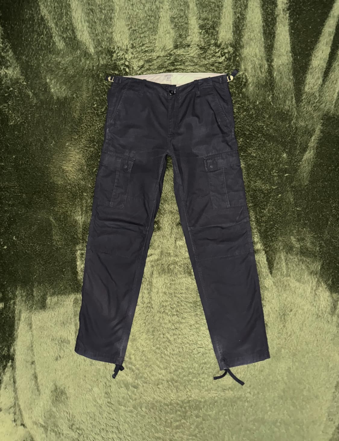 [32X32] 칼하트 WIP 에비에이션 카고 팬츠 블랙 상품이미지1