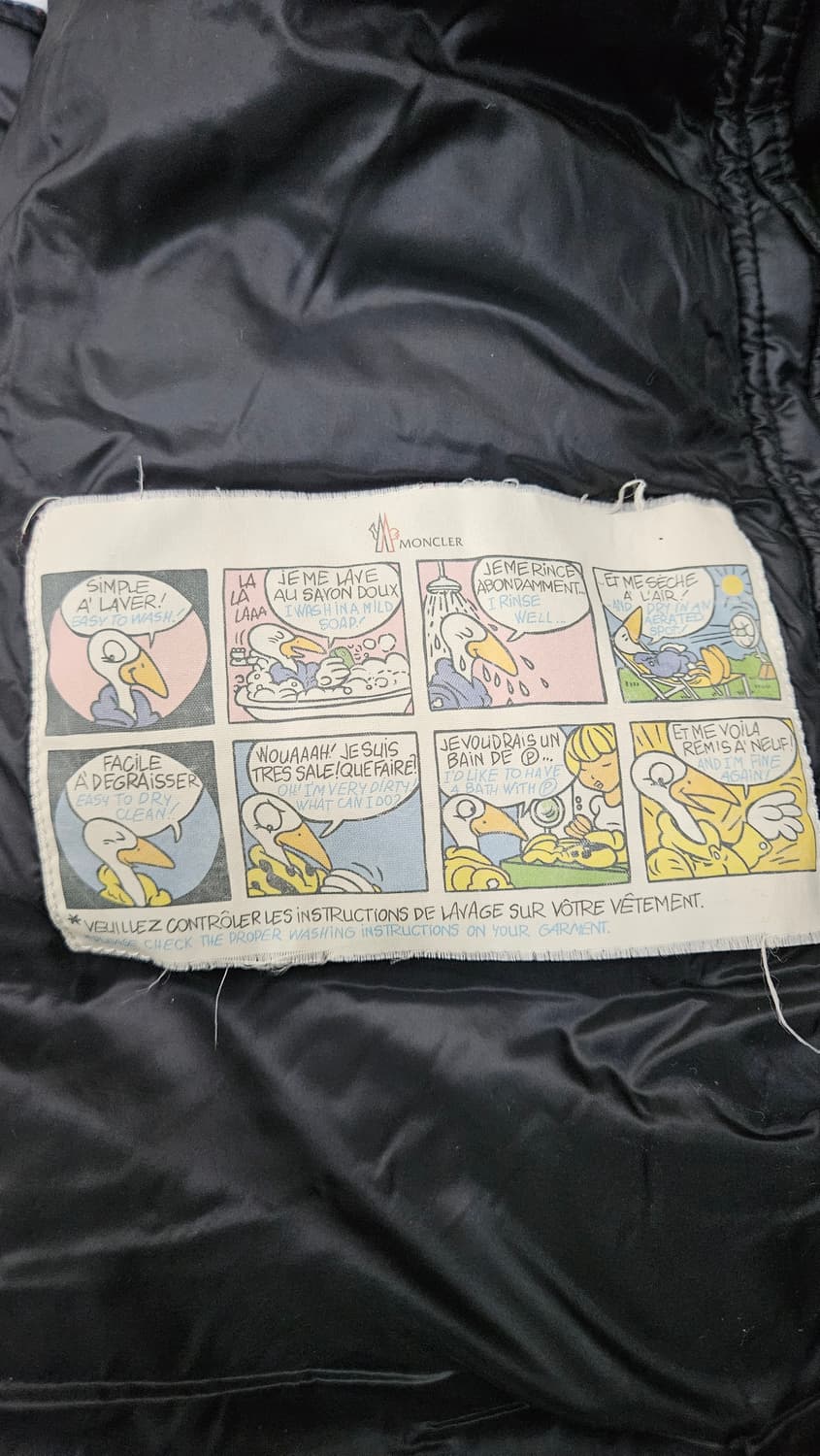 (정품)몽클레어 여성 블랙 패딩 1사이즈 상품이미지8
