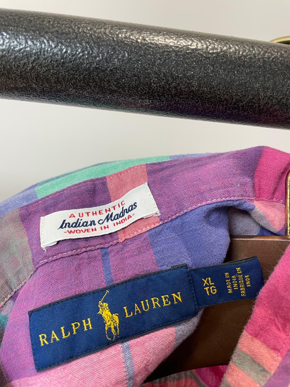 (XL) 폴로 랄프로렌 마드라스 체크 셔츠 상품이미지4