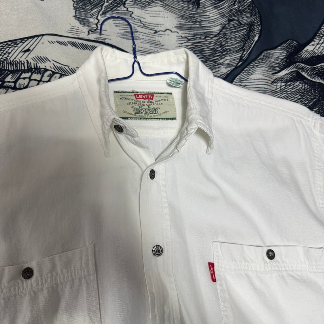 리바이스 화이트데님셔츠 M사이즈  상품이미지3