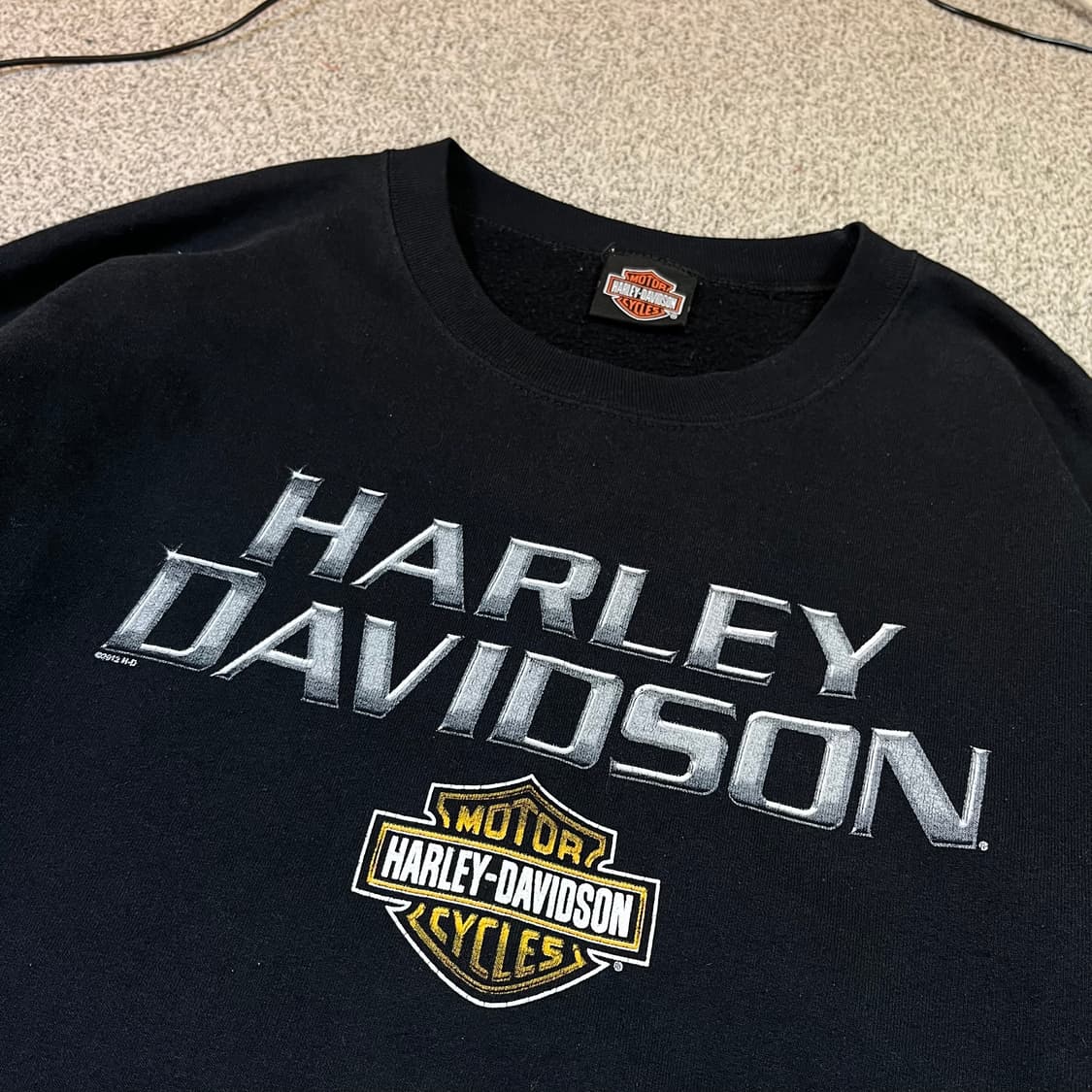 할리데이비슨 빅로고 맨투맨 상품이미지3