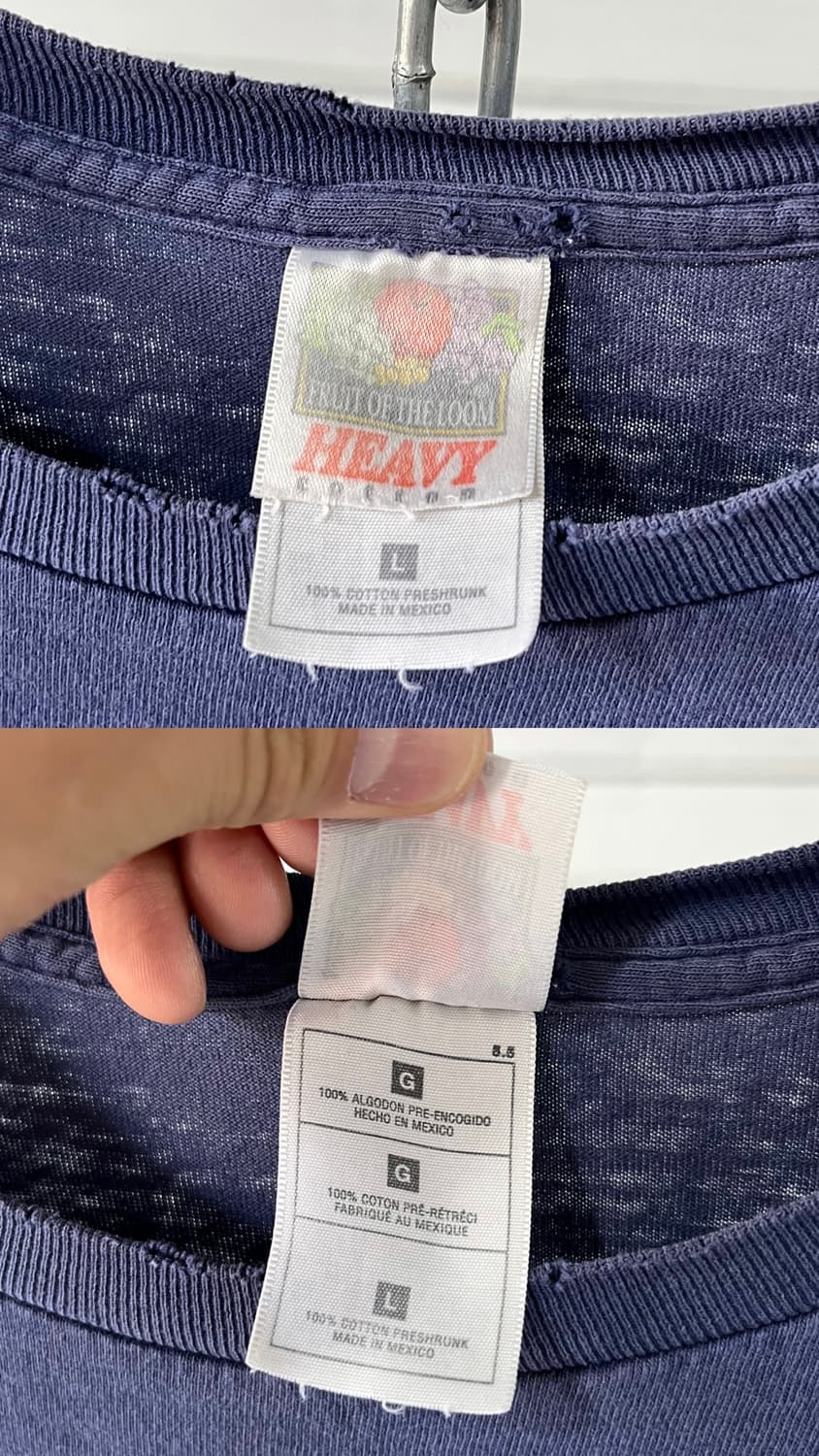 90s fruit of the loom faded tee 🇲🇽 상품이미지8