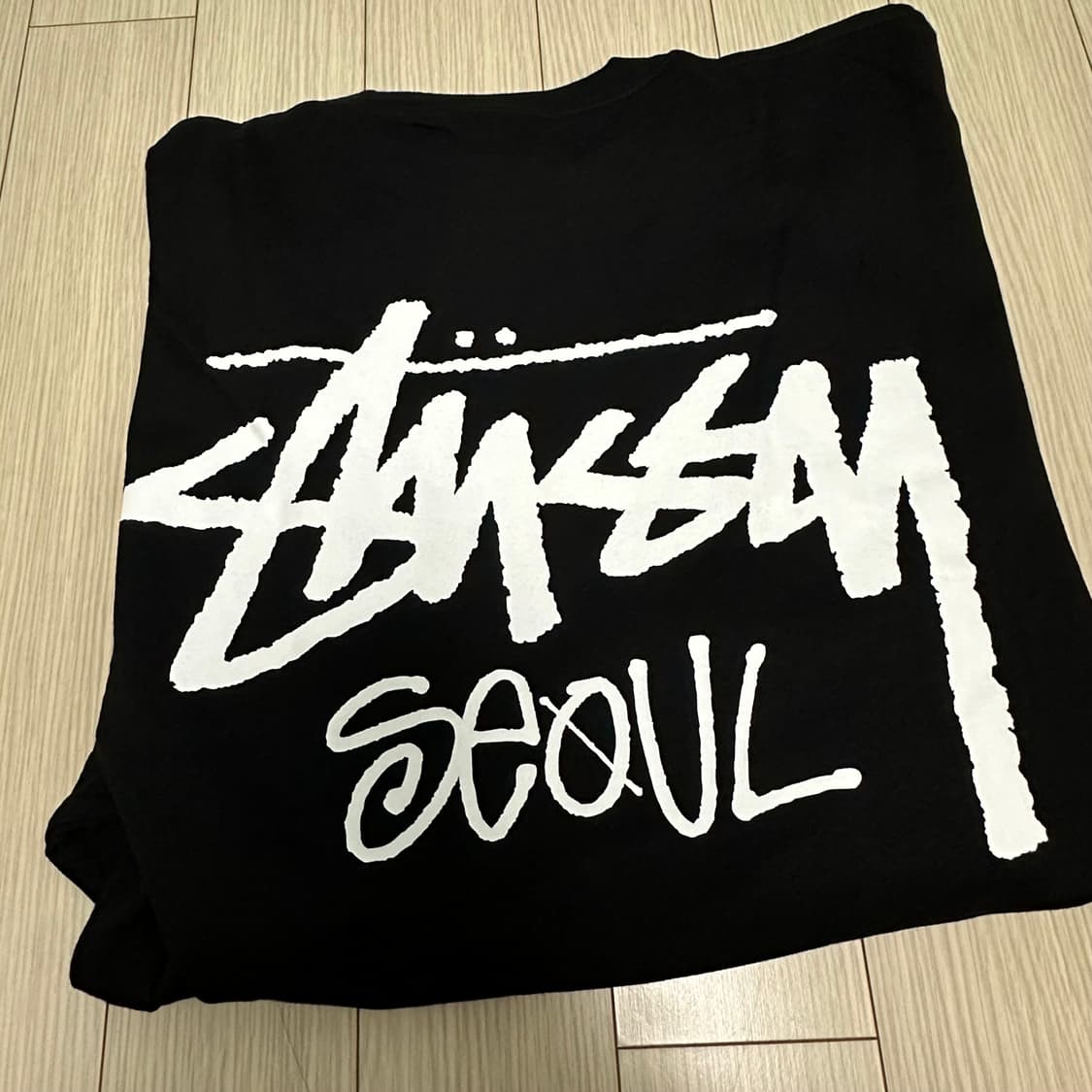 스투시 서울 티셔츠 블랙 XL 새상품 상품이미지2