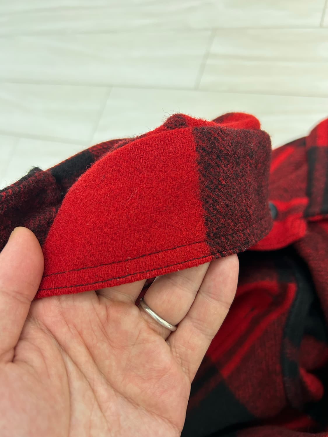 펜들턴 레드 블랙 울 자켓 매키노 맥키노 상품이미지6