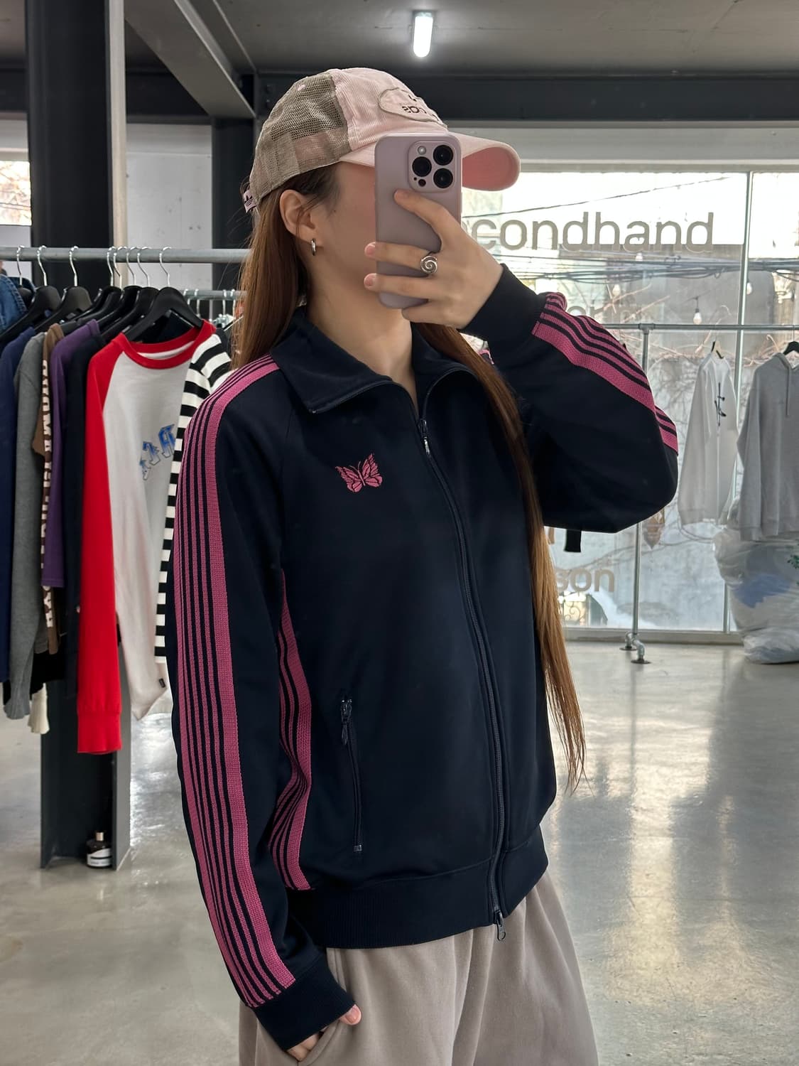 니들스 버터플라이 투웨이 트랙자켓 져지  상품이미지3