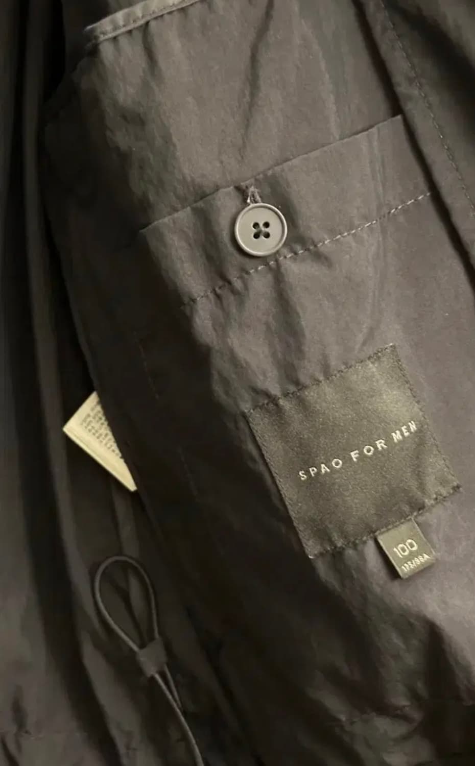 스파오 맨 블루종 네이비 L 상품이미지3