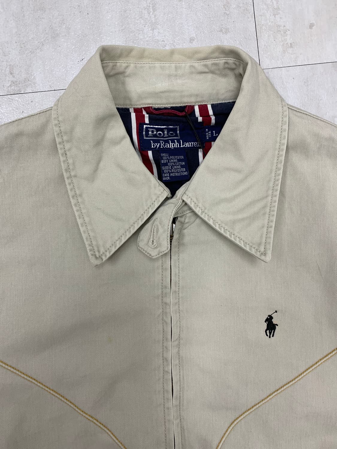 폴로 베이지 블루종 상품이미지3