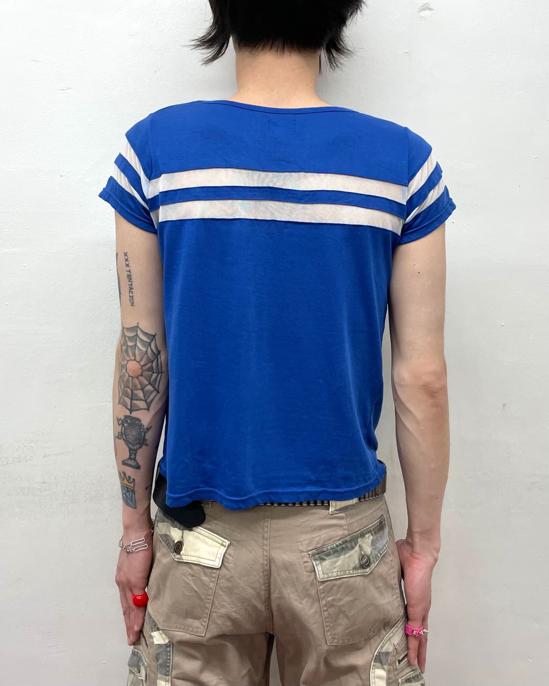 ANAP GIRL Retro Mesh Blue T-shirt  상품이미지2