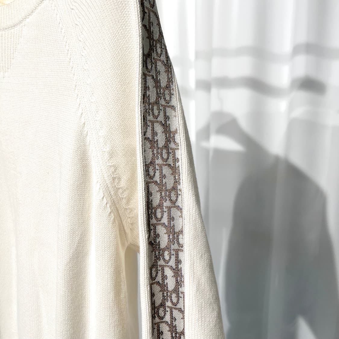[정품] 디올 인서트 니트 아이보리  M사이즈 상품이미지3