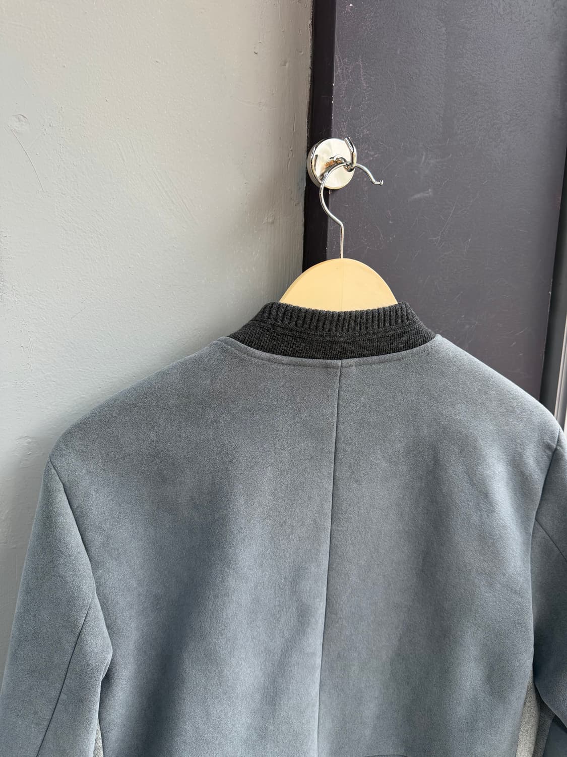 95/ 시스템옴므 투톤 스웨이드 블랜딩 집업 상품이미지7