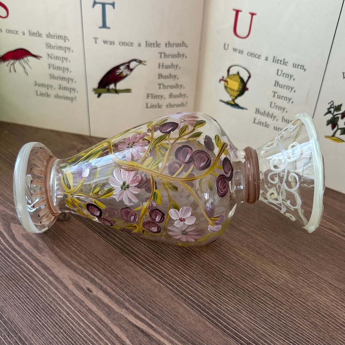 미국 빈티지 핸그페인티드 화병 꽃병 상품이미지8