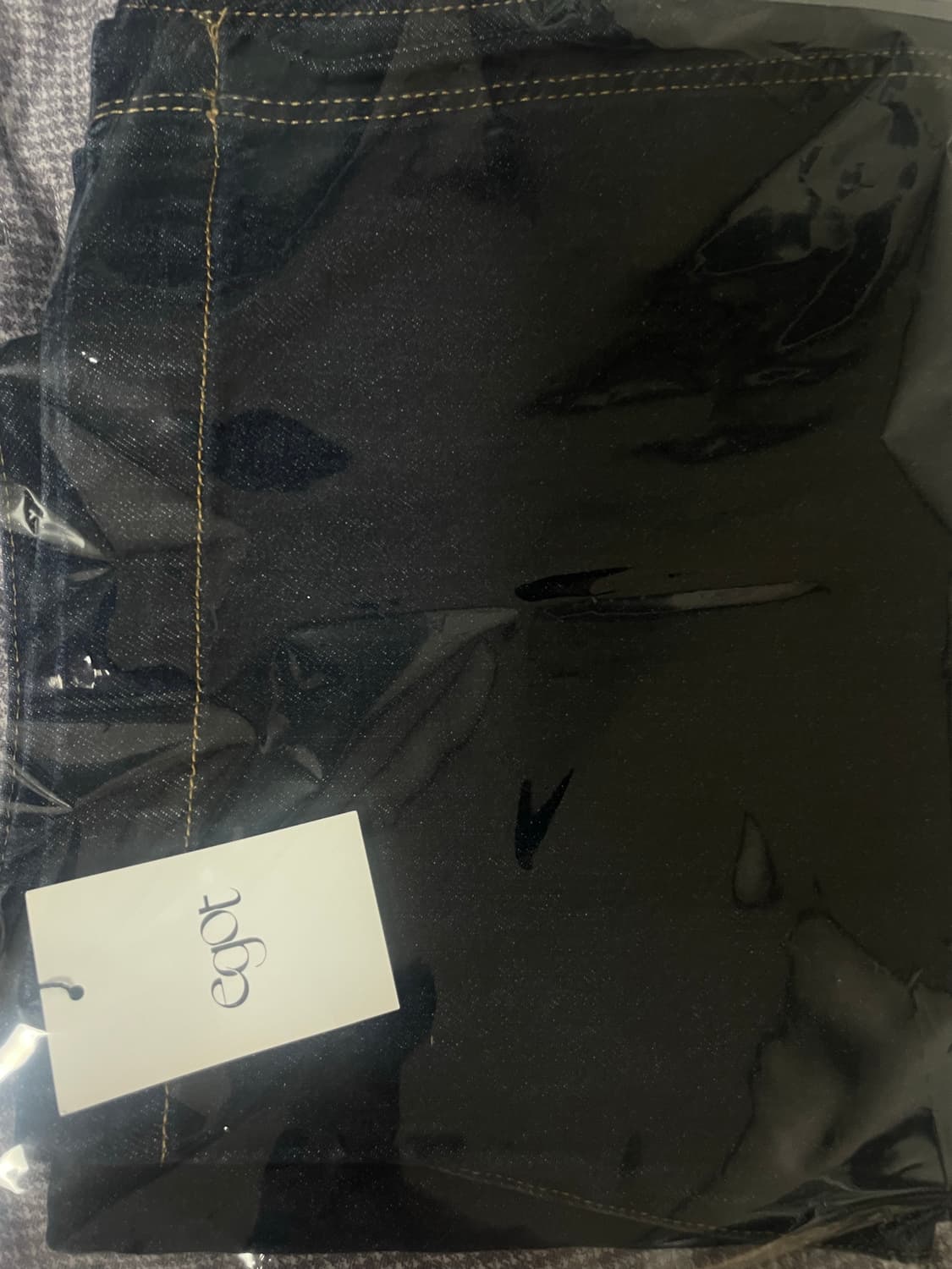 [egot] indigo one tuck wide denim pants 상품이미지4