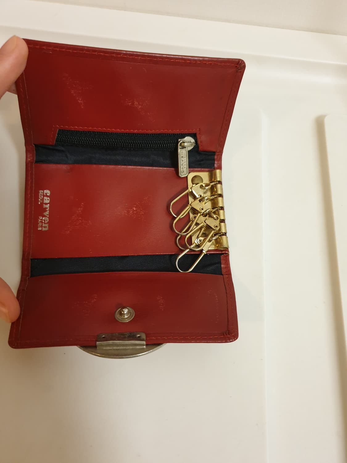 정품) 까르뱅 빈티지 키케이스 키홀더 키커버 상품이미지6