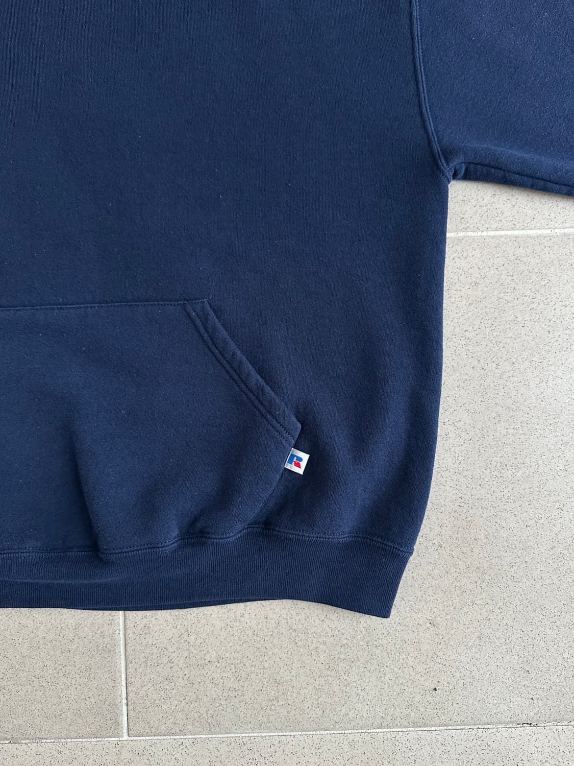 90s 빈티지 러셀 후드 네이비 L 상품이미지3
