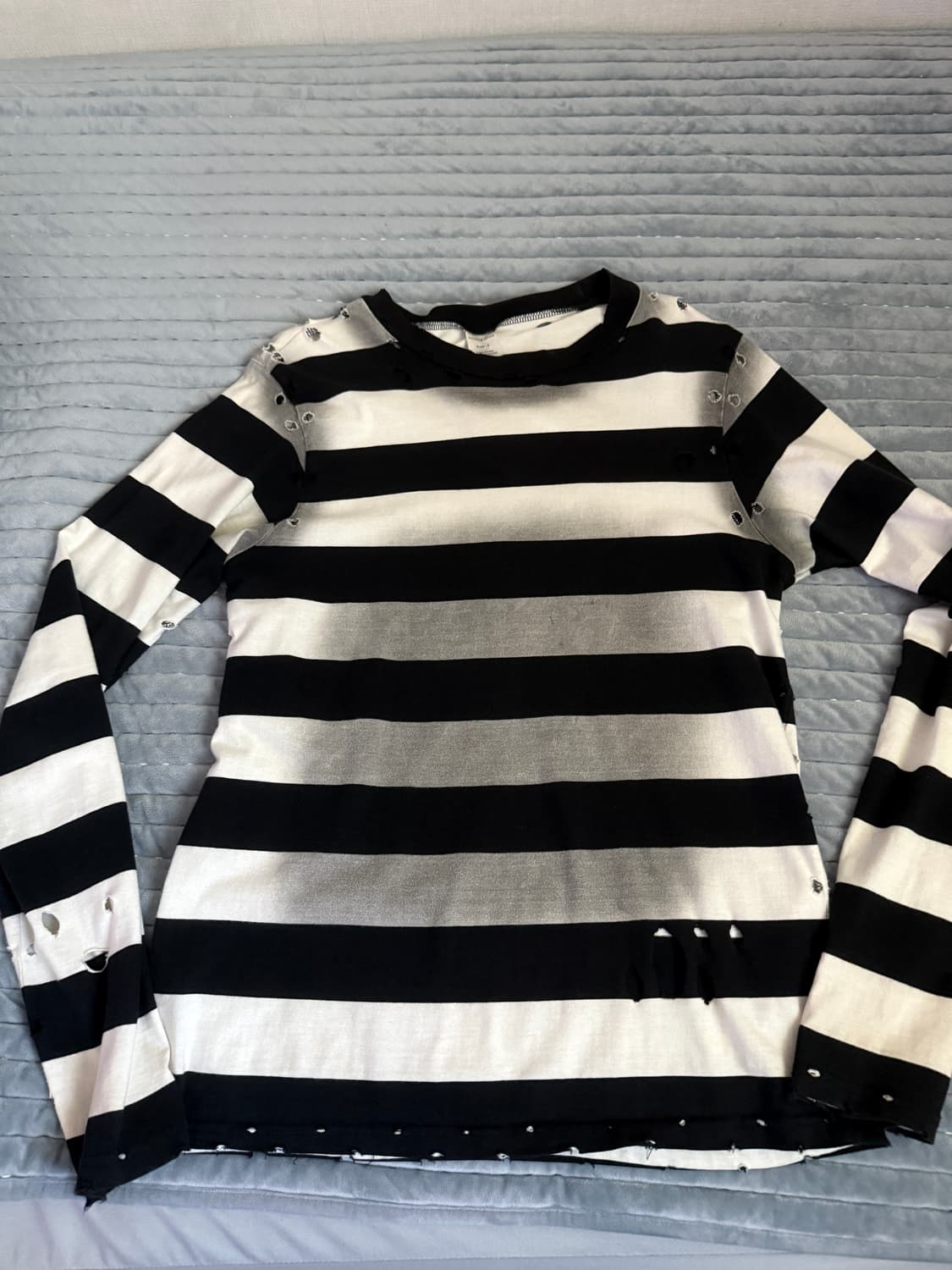 넘버나인 스트라이프 롱슬리브  상품이미지1