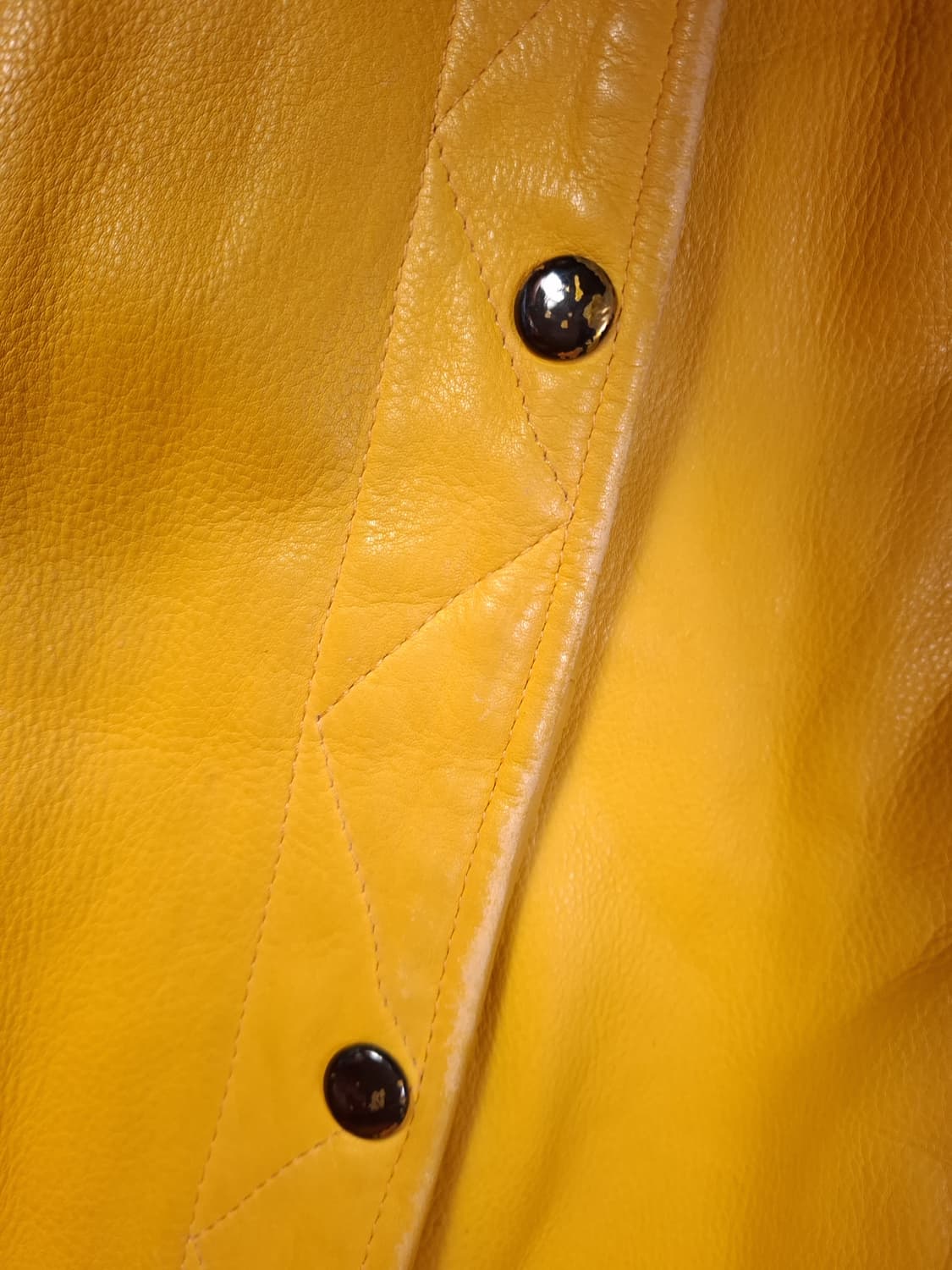 오리지날 90's 가와사키 리얼레더 레이싱바시티자켓 상품이미지10