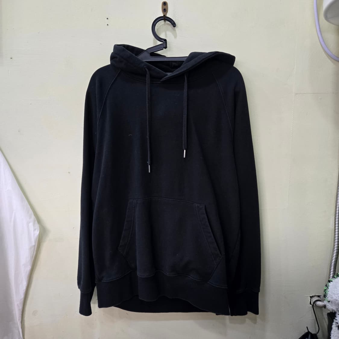 [M] musinsa standard 기모 베이직 풀오버 후드 (블랙) 상품이미지1