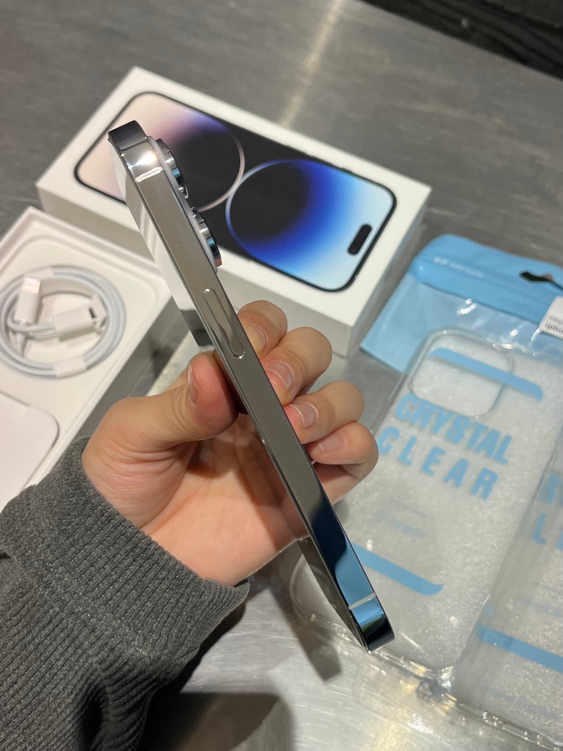 아이폰 14pro 실버 리퍼폰 풀박스 상품이미지2