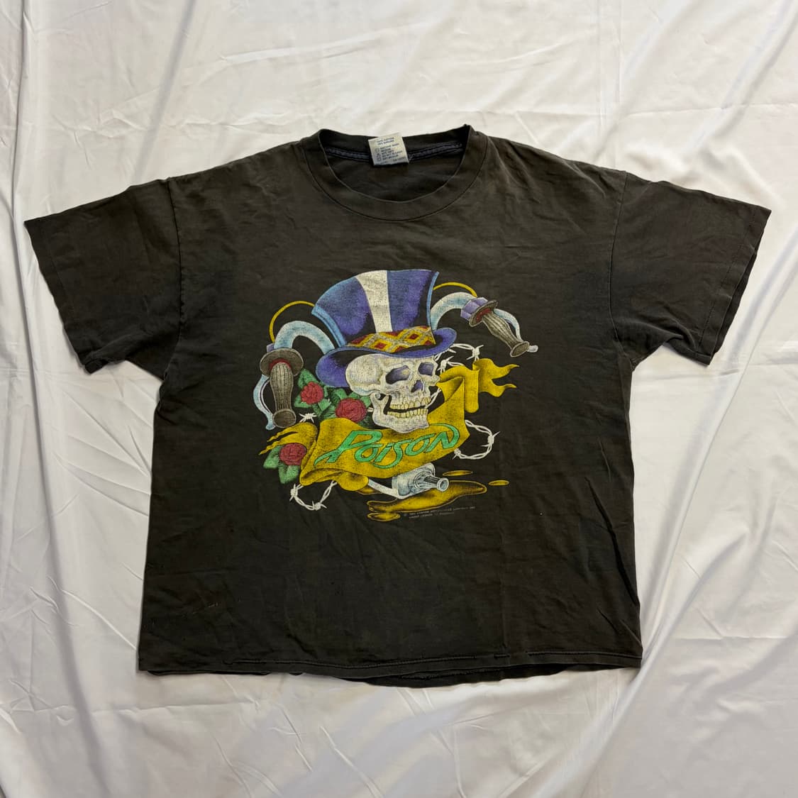 [XL] 90s 포이즌 빈티지 밴드 티셔츠 상품이미지1