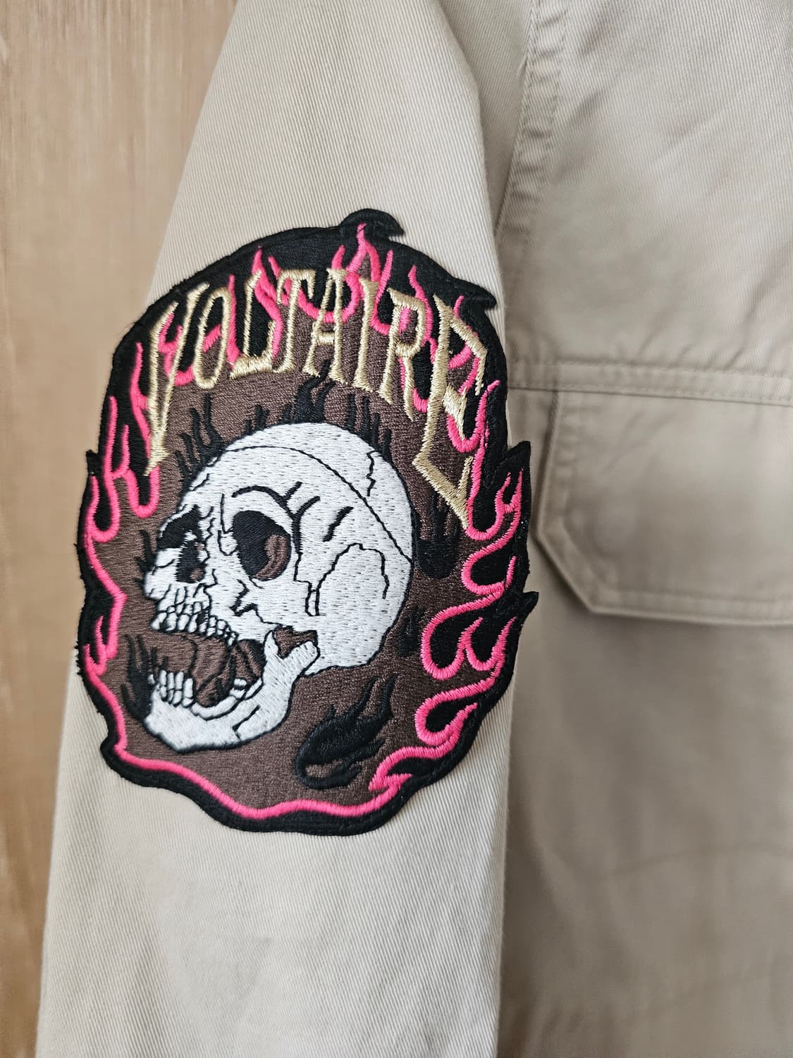 쟈딕앤볼테르 패치 야상 자켓 XS 상품이미지3