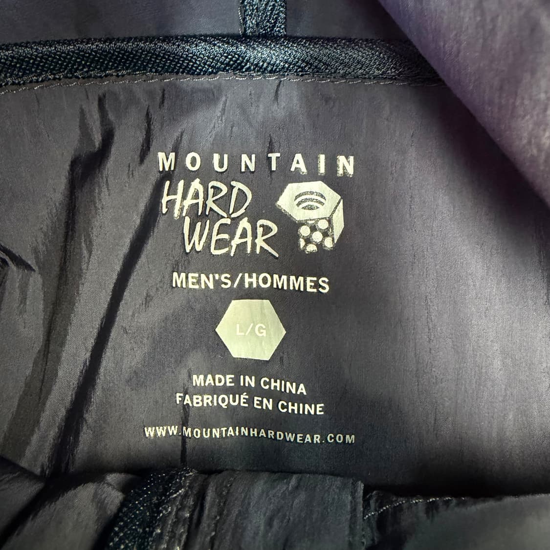 마운틴 하드웨어 네이비 경량 바람막이 L 상품이미지7