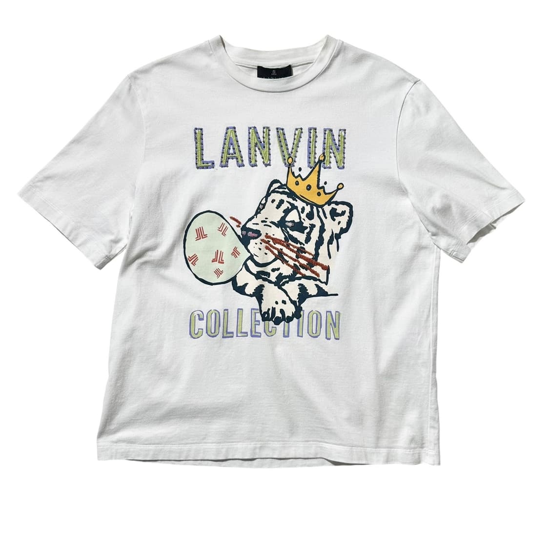 랑방 컬렉션 비딩 프린트 반팔 티셔츠 상품이미지1