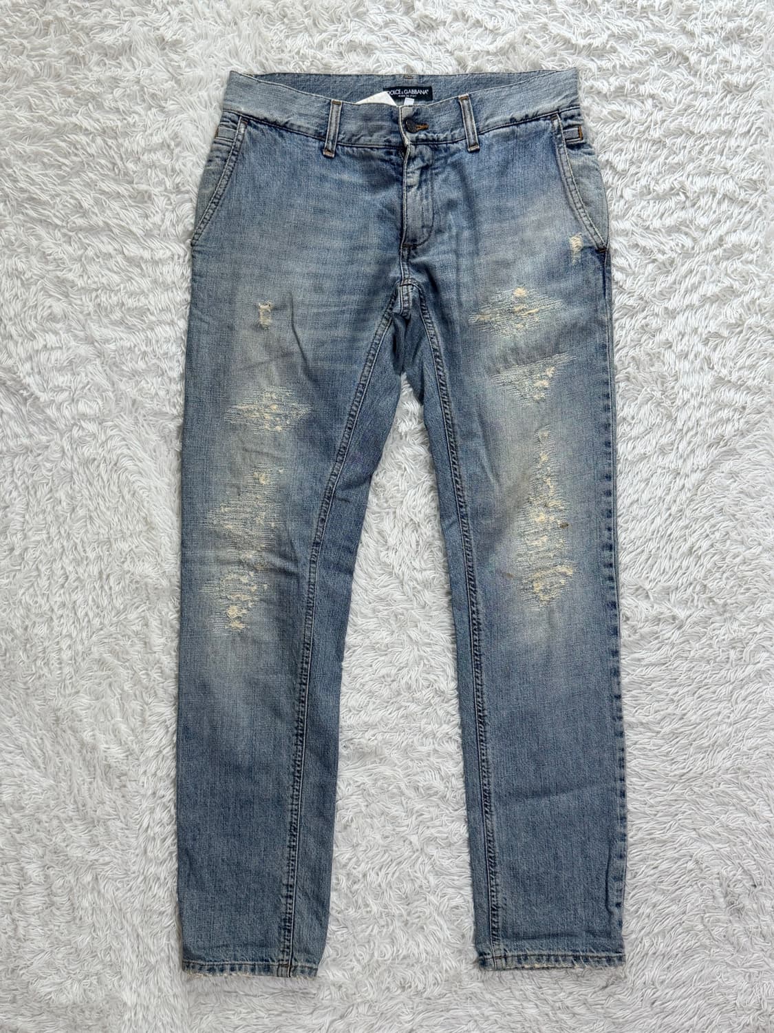 [돌체앤가바나] 정품 디스트로이드 워싱 슬림진 (size 46) 상품이미지5