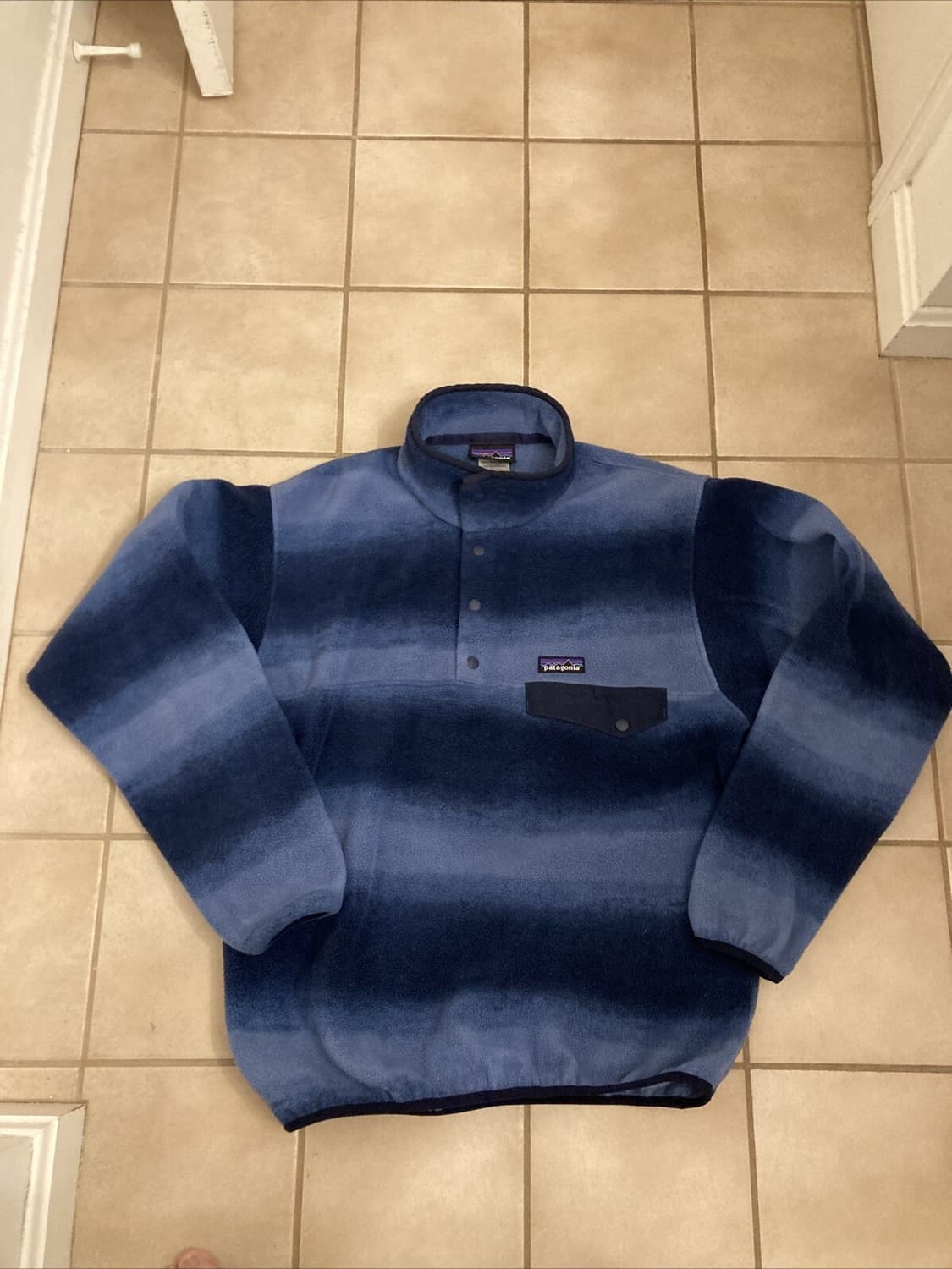 15SS 파타고니아 신칠라 스냅-T 블루/네이비 상품이미지1