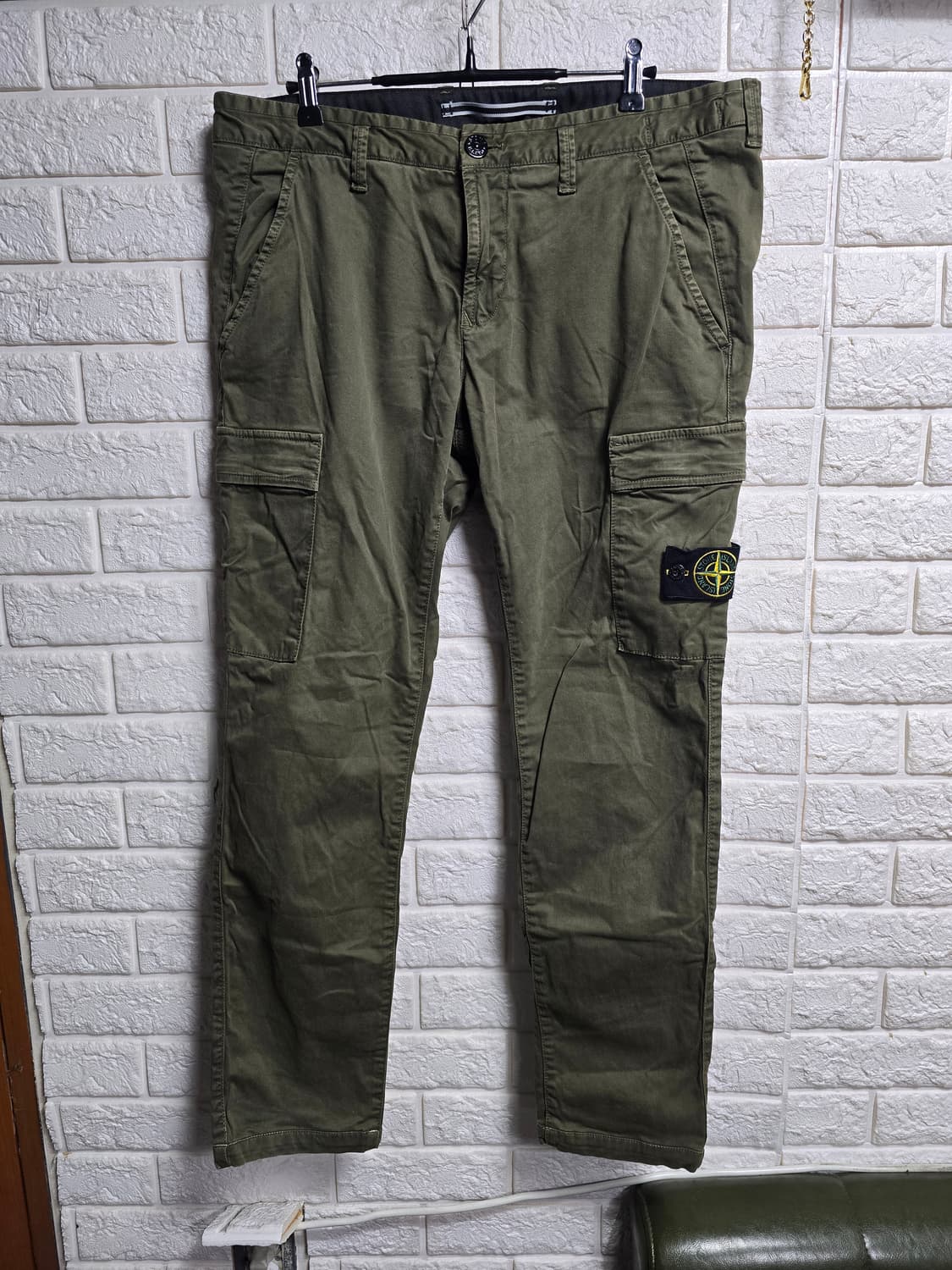 스톤아일랜드 카고 바지 올리브 34 상품이미지1