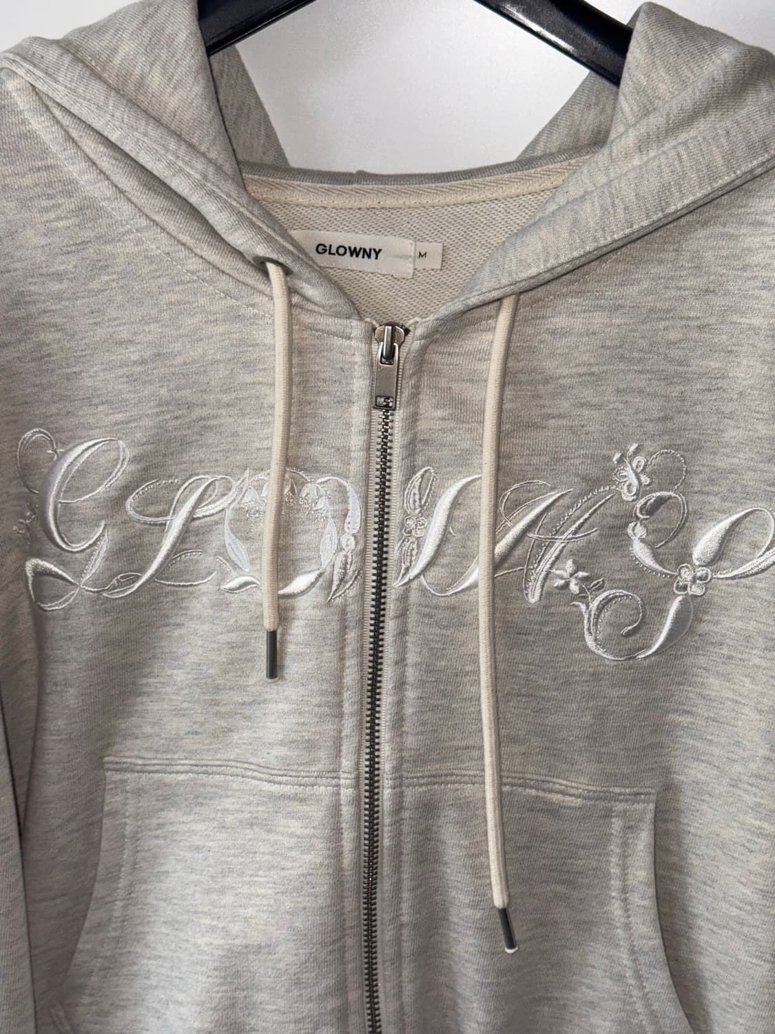 글로니 bonnie zip up 후드집업 오트밀 상품이미지1