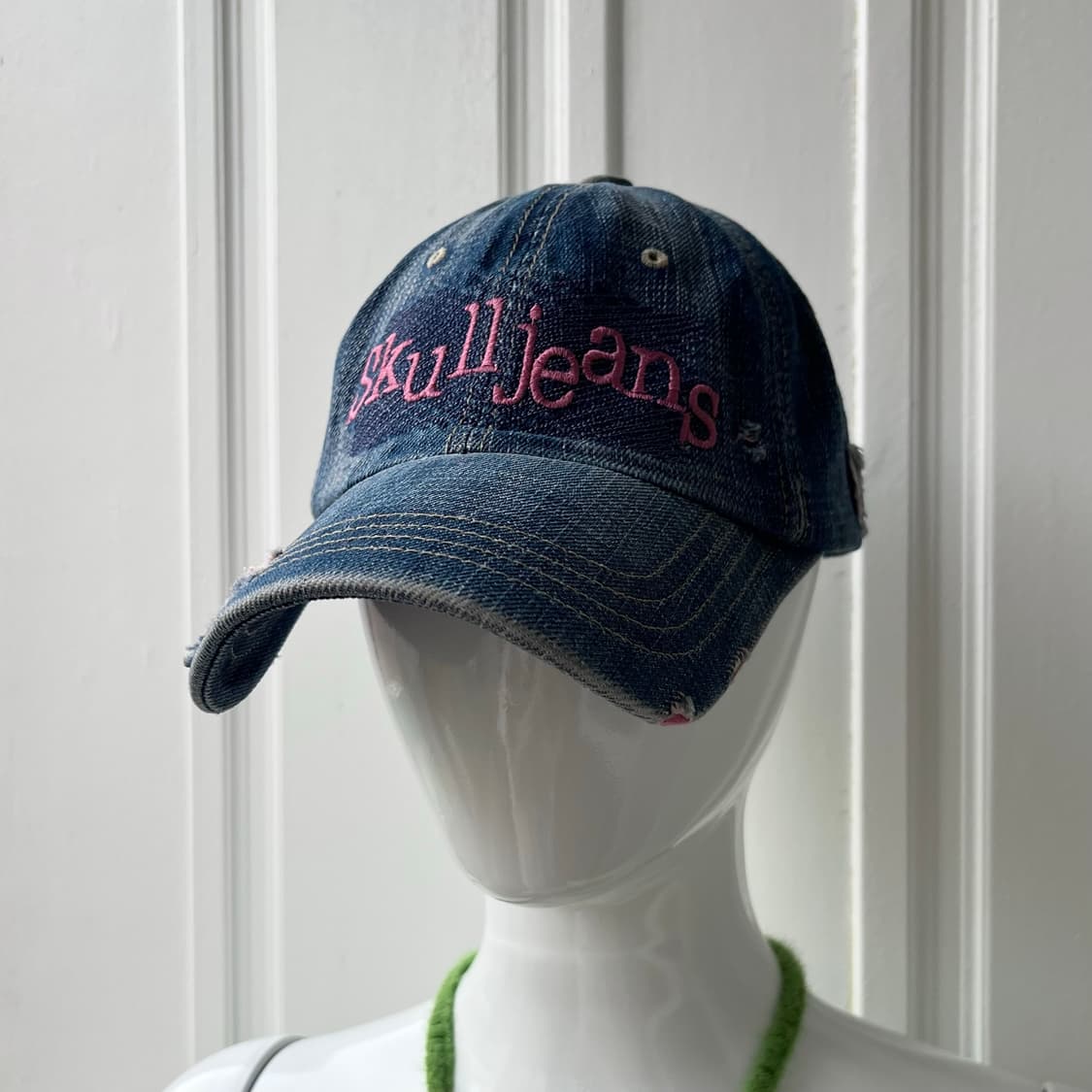 Skull jeans 데님 볼캡 상품이미지1