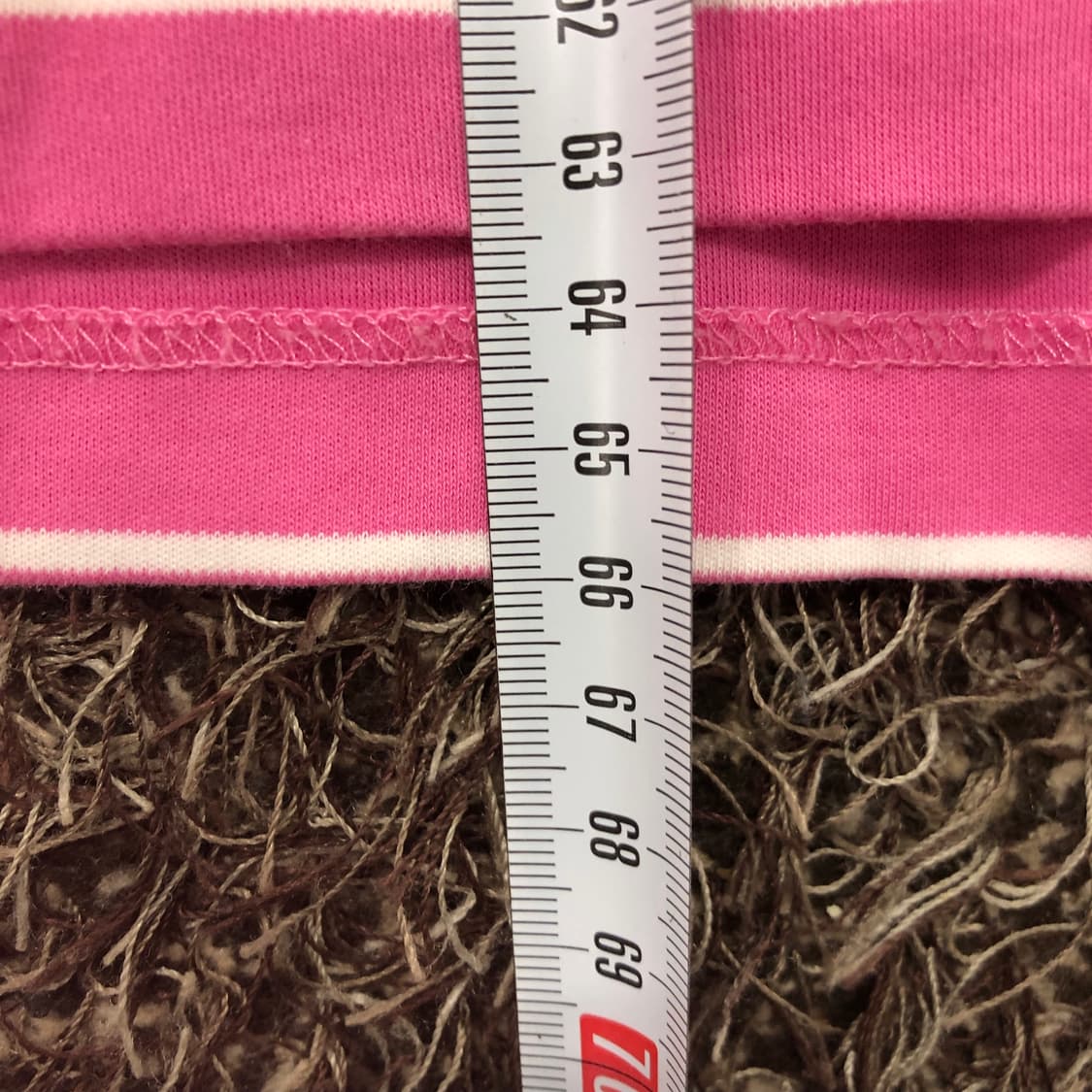 M 폴로 랄프로렌 핑크 스트라이프 카라 PK 반 상품이미지6