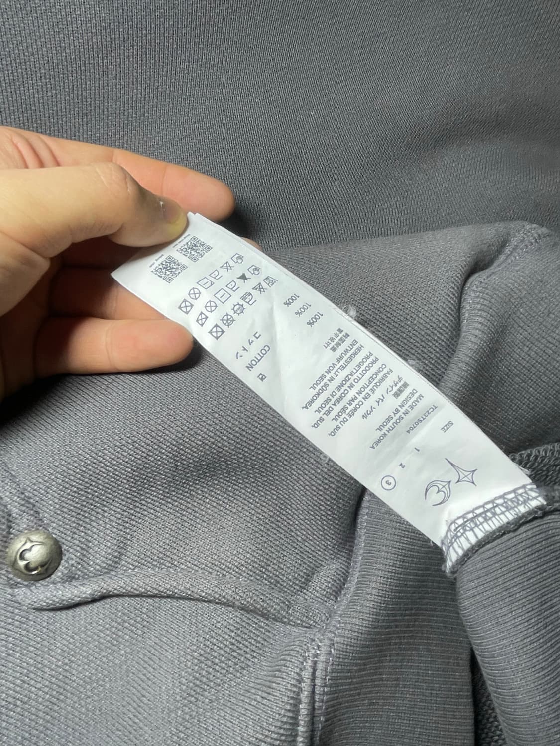 떠그 클럽 후드티 차콜 교신가능!! 상품이미지5