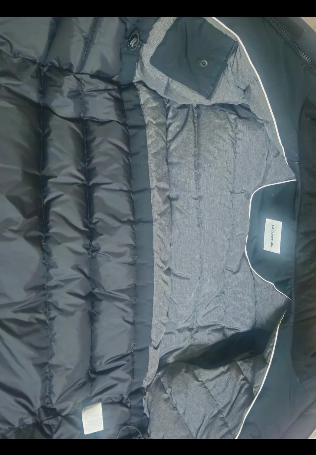 라코스테 남성 패딩 점퍼 네이비 38 상품이미지7