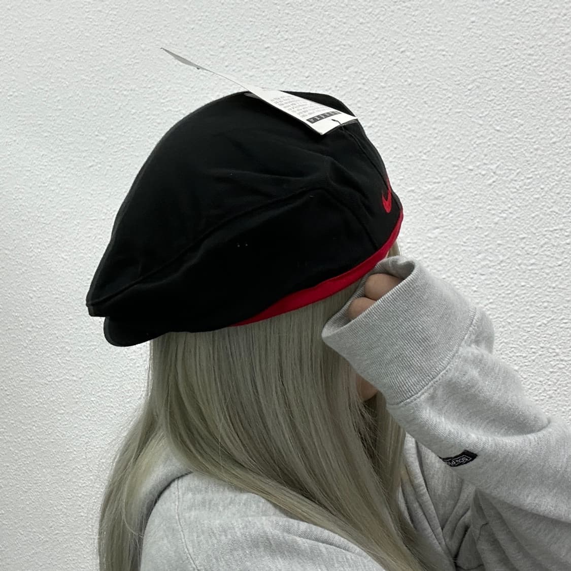 나이키 레드스우시 블랙 헌팅캡 상품이미지2