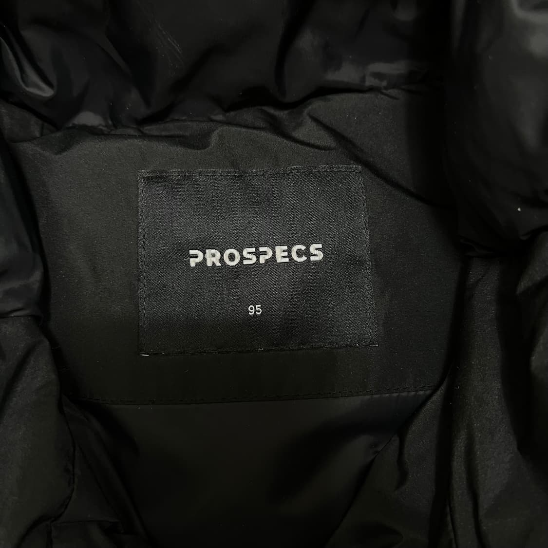 프로스펙스 로고 베이직 후드 롱패딩 점퍼 [블랙] M/95 상품이미지5