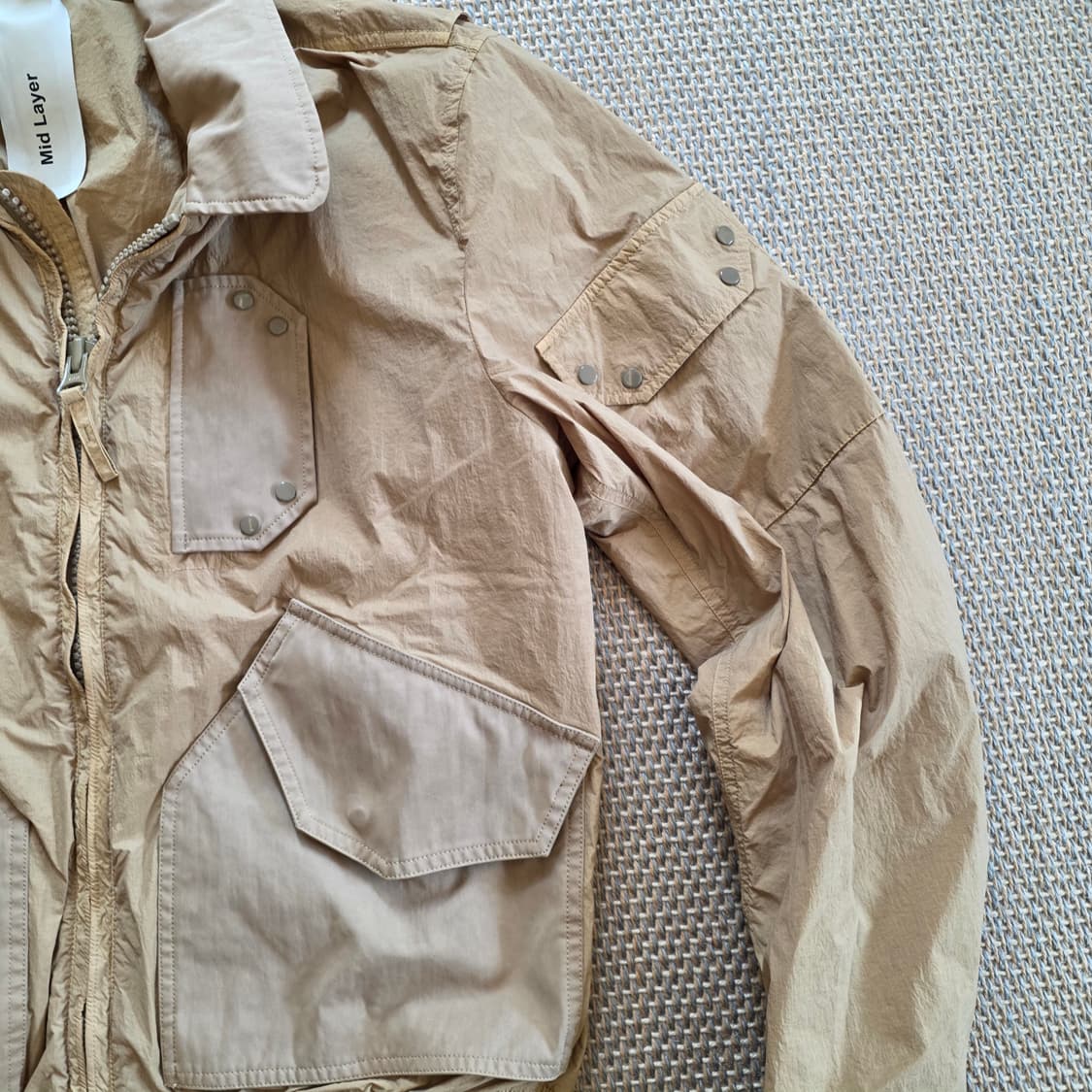 Ten C 최상급 유틸리터리언 사막 블루종 버머 항공 자켓 상품이미지7