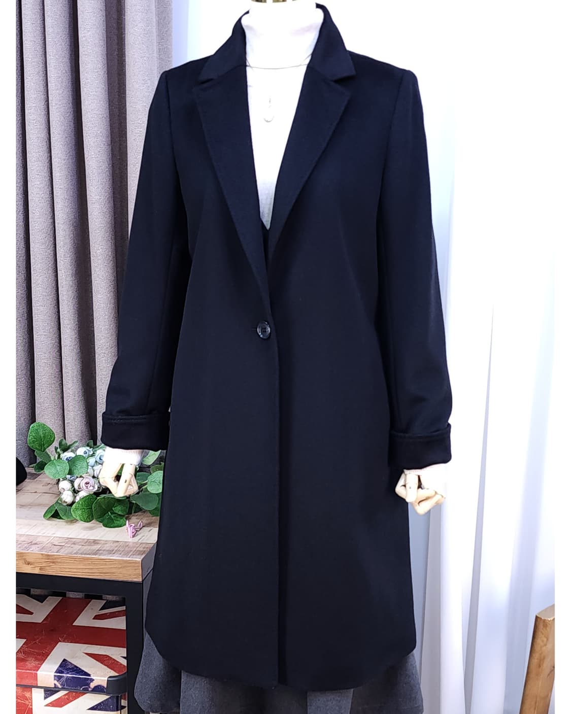 실크캐시 울 코트 상품이미지4