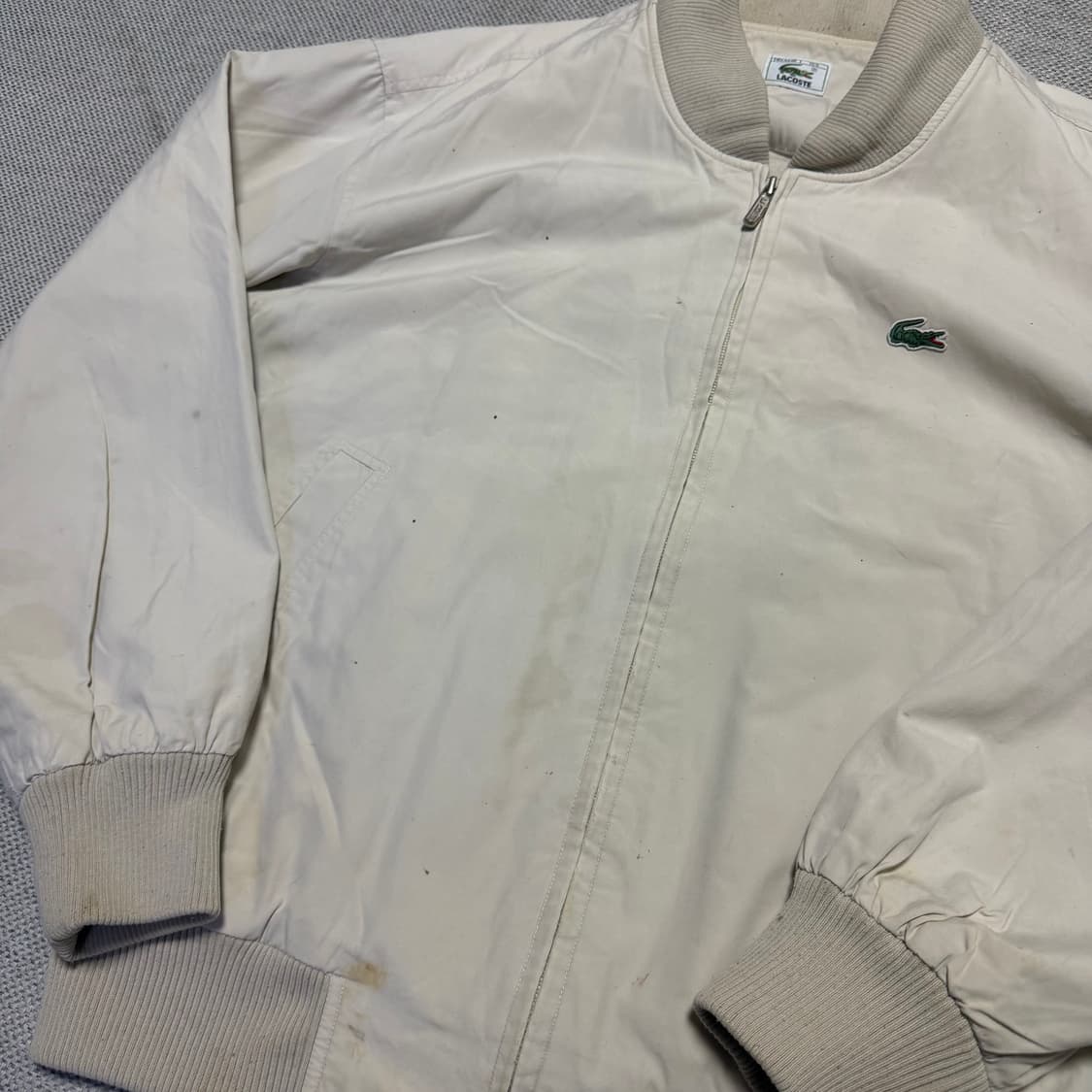 라코스테 아이보리 봄버 자켓 상품이미지2