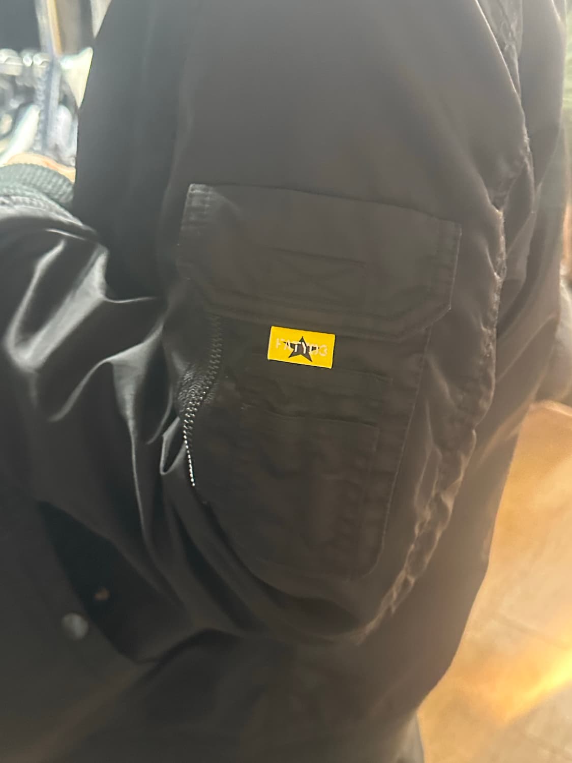 아비렉스 X FAT 콜라보 리버시블 마원 블루종 블랙 상품이미지10