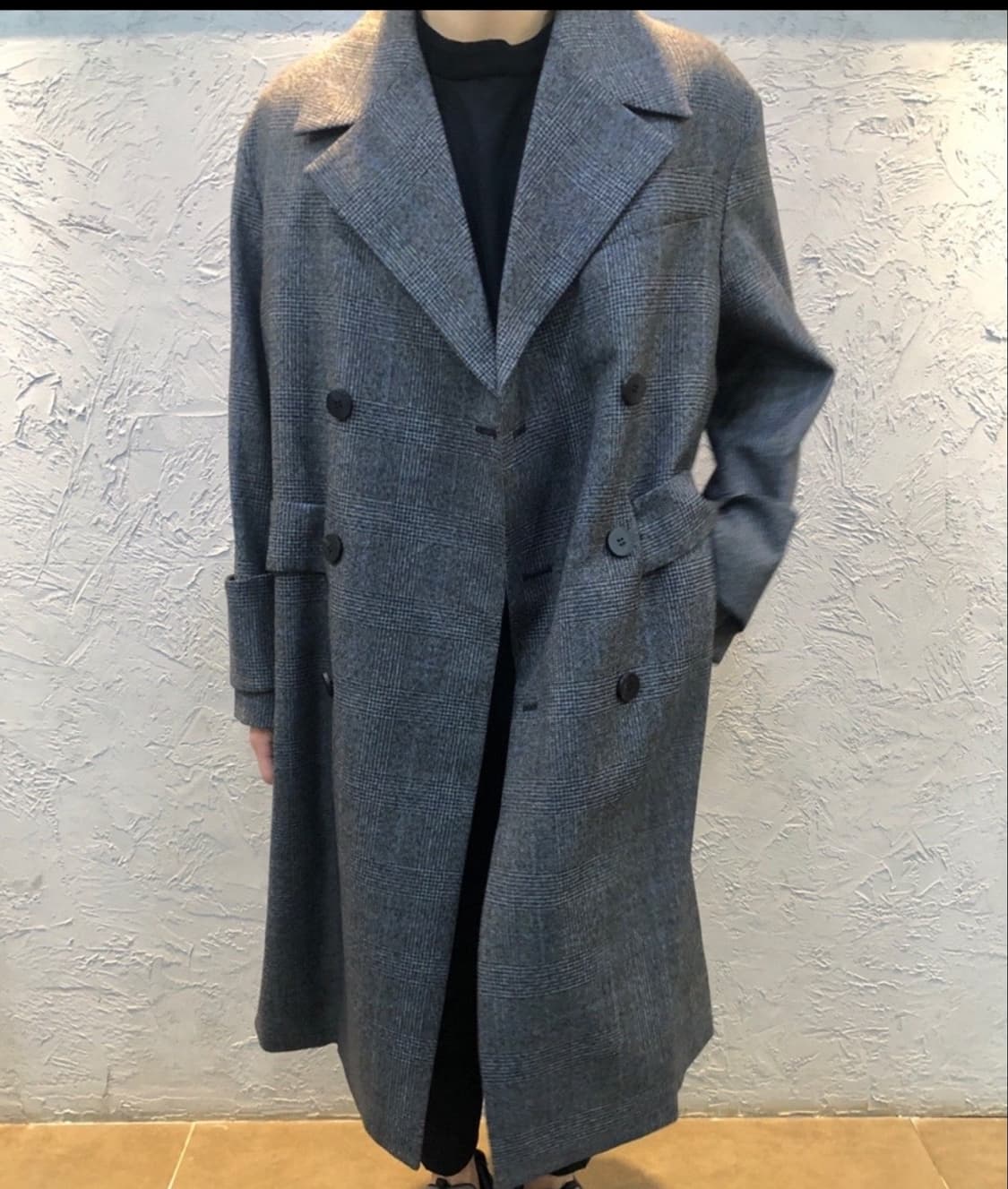 [48] 19fw 우영미 메인 체크 코트 상품이미지1