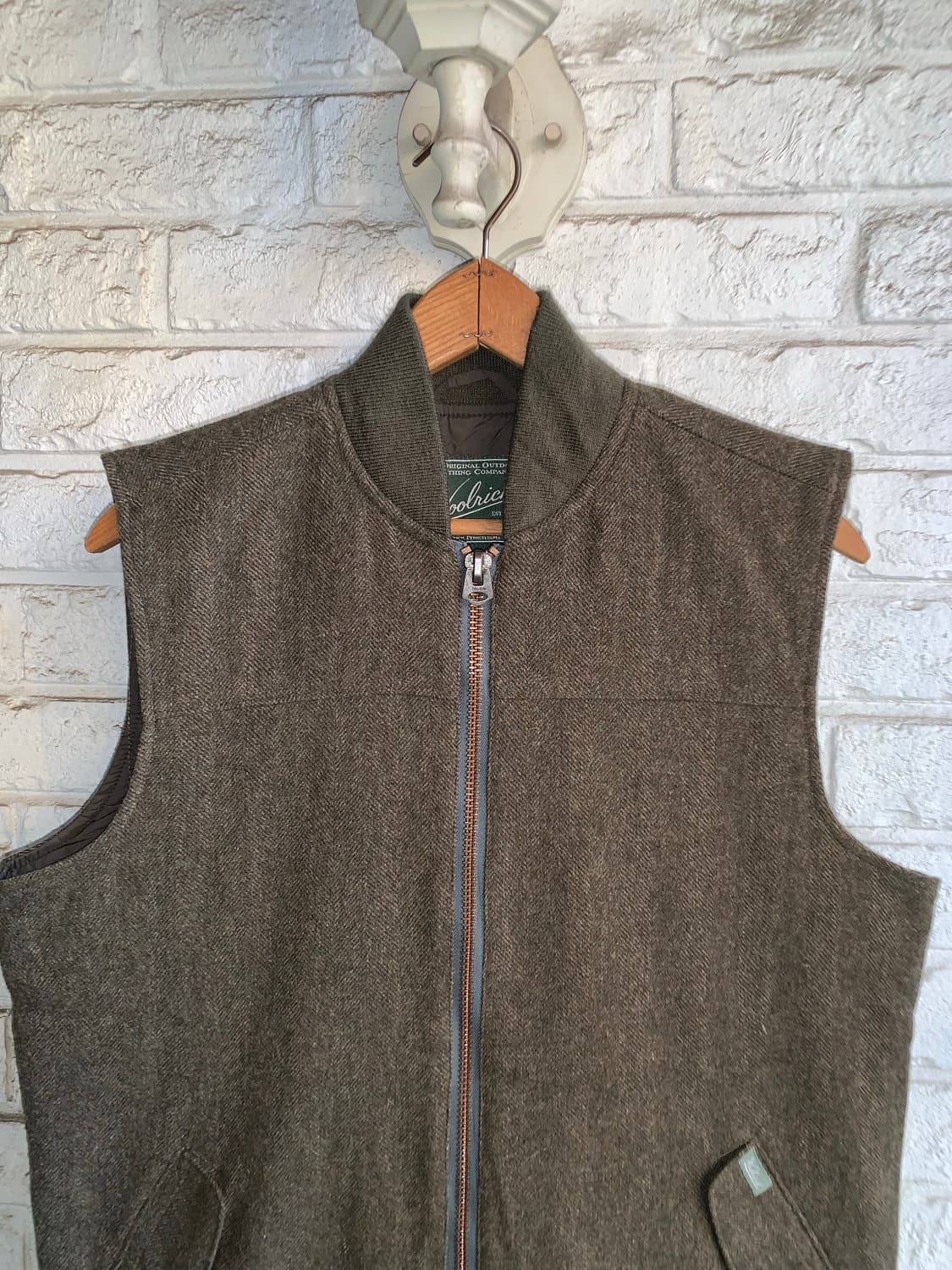 빈티지 울리치 헤링본 울 베스트 95 상품이미지2