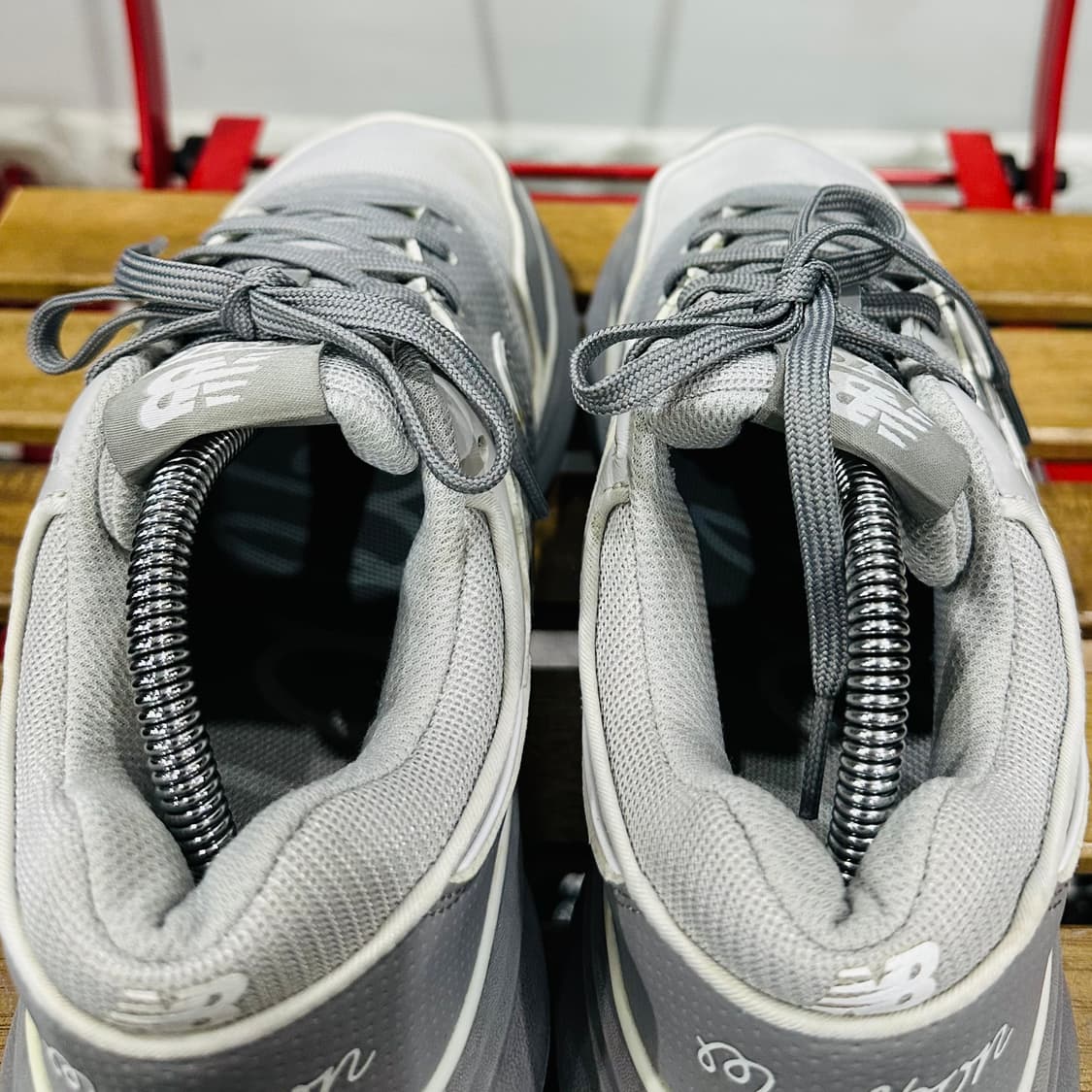 UK8) 뉴발란스X말본 골프화 남성 남자 골프화 997 그레이 상품이미지5