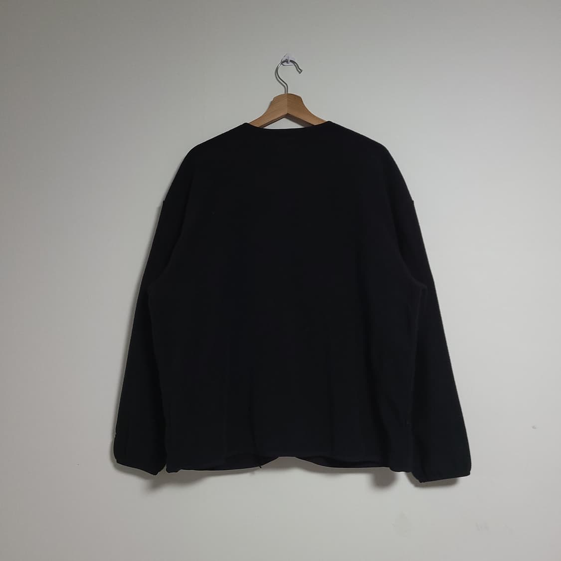 (L) SPAO 스파오 플리스 가디건 블랙 상품이미지5