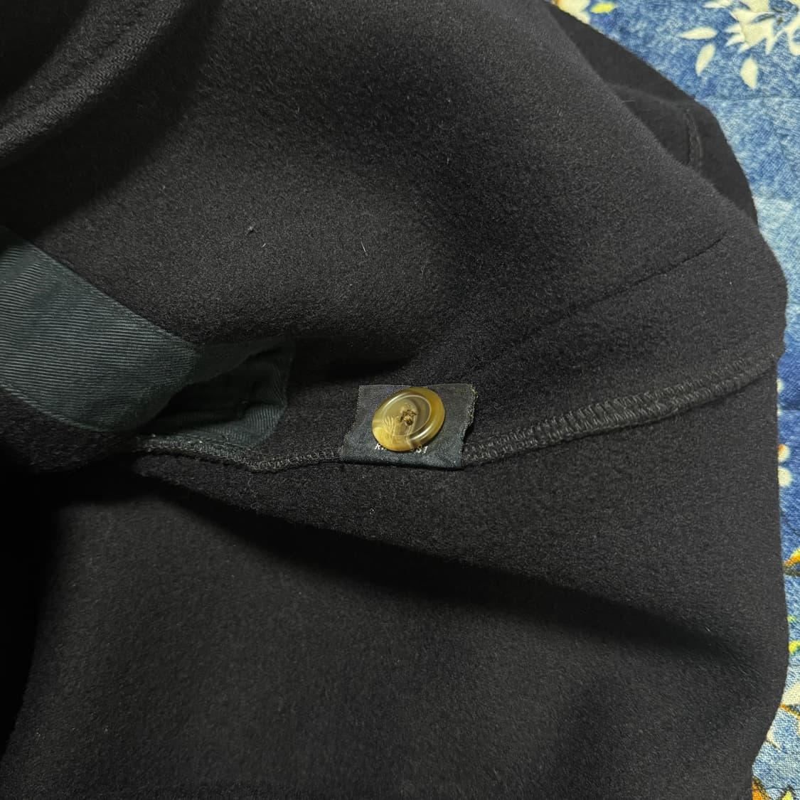 빈티지 8-90s USA 폴로 네이비 더플 코트 L 상품이미지7