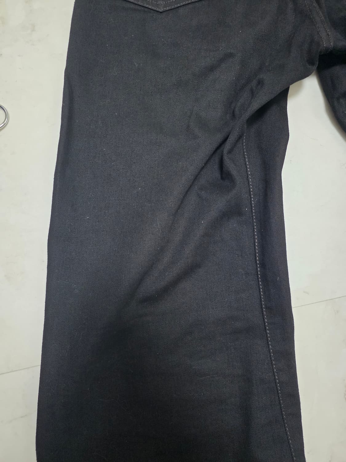 르메르 트위스티드 벨티드 헤비 데님 블랙 M 상품이미지7
