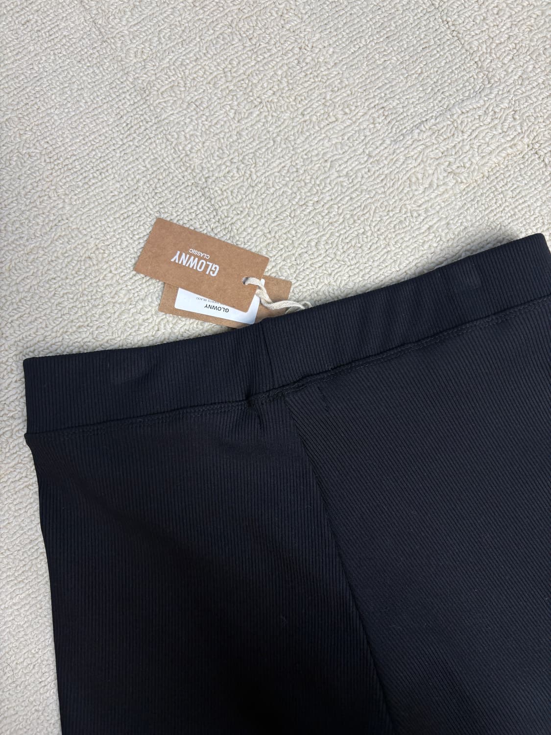 글로니 G CLASSIC RIB SHORTS (BLACK) 상품이미지3